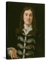 Portrait of a Man, 1700-Giovanni Battista Gaulli-Stretched Canvas