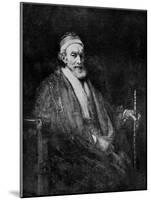 Portrait of a Man, 17th Century-Rembrandt van Rijn-Mounted Giclee Print