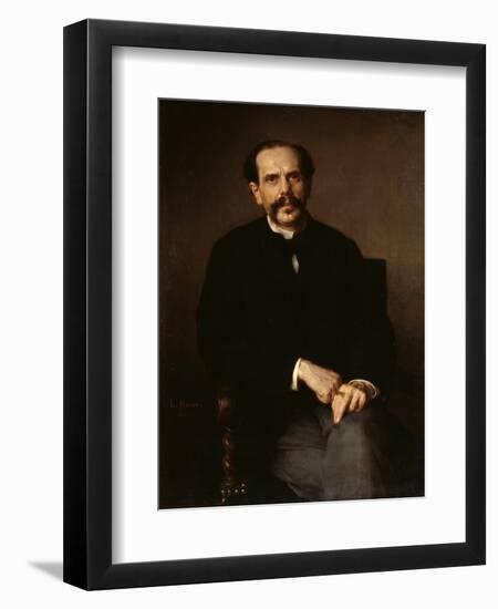 Portrait of a Man, 1861-Ludwig Knaus-Framed Giclee Print