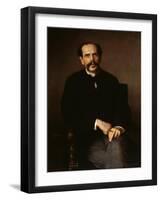 Portrait of a Man, 1861-Ludwig Knaus-Framed Giclee Print