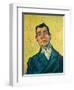 Portrait of a man (1889-1890). Cat. No. 254.-Vincent van Gogh-Framed Premium Giclee Print