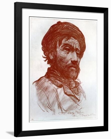 Portrait of a Man, 1899-Charles Cottet-Framed Giclee Print