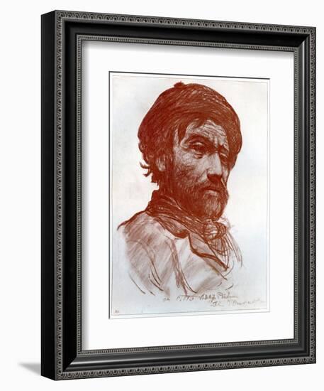 Portrait of a Man, 1899-Charles Cottet-Framed Giclee Print