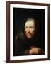 Portrait of a Man, 18th Century-Giuseppe Nogari-Framed Giclee Print