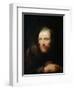 Portrait of a Man, 18th Century-Giuseppe Nogari-Framed Giclee Print