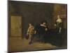 Portrait of a Man, a Woman and a Boy in a Room, 1640-Pieter Codde-Mounted Giclee Print