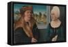 Portrait of a Man and His Wife, 1512-Ulrich the Elder Apt-Framed Stretched Canvas