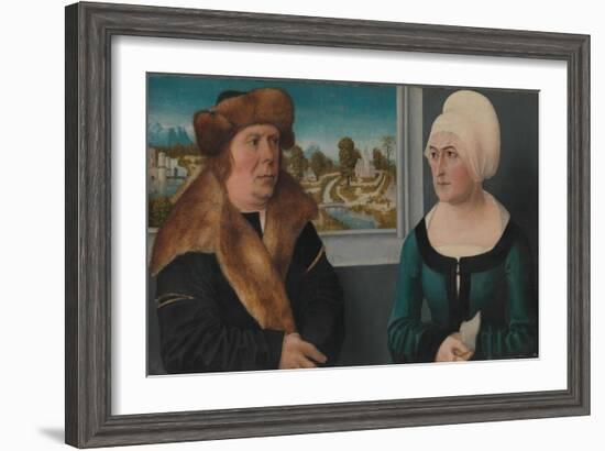 Portrait of a Man and His Wife, 1512-Ulrich the Elder Apt-Framed Giclee Print