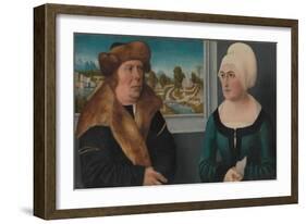 Portrait of a Man and His Wife, 1512-Ulrich the Elder Apt-Framed Giclee Print