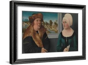 Portrait of a Man and His Wife, 1512-Ulrich the Elder Apt-Framed Giclee Print