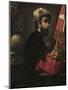 Portrait of a Man as Saint George, 1540-50-Jacopo Robusti Tintoretto-Mounted Premium Giclee Print