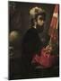 Portrait of a Man as Saint George, 1540-50-Jacopo Robusti Tintoretto-Mounted Giclee Print