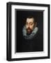 Portrait of a Man, Bust Length, in Dark Costume with a White Ruff, C.1597-99-Peter Paul Rubens-Framed Giclee Print