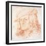 Portrait of a Man, Bust-Length, Wearing a Hat-Hans Leonard Schaufelein-Framed Giclee Print