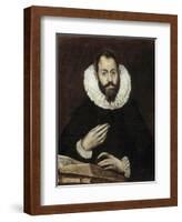Portrait of a Man by El Greco-null-Framed Giclee Print