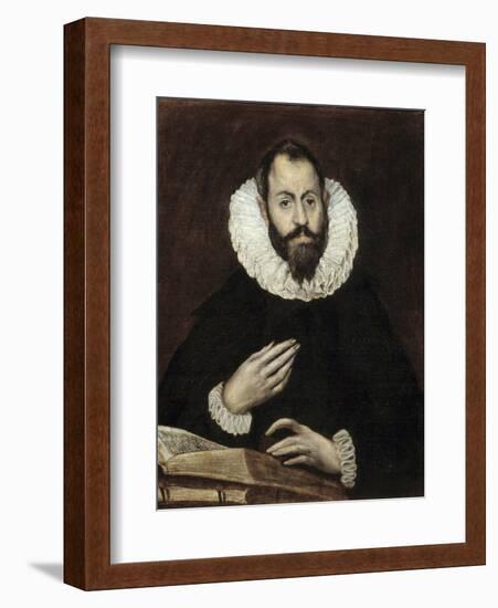 Portrait of a Man by El Greco-null-Framed Giclee Print