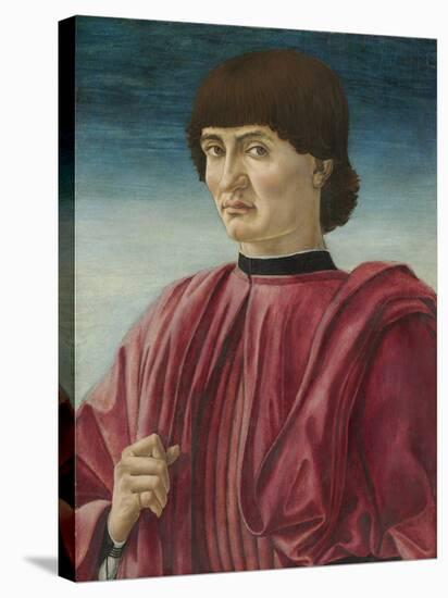 Portrait of a Man, c.1450-Andrea Del Castagno-Stretched Canvas