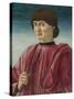 Portrait of a Man, c.1450-Andrea Del Castagno-Stretched Canvas