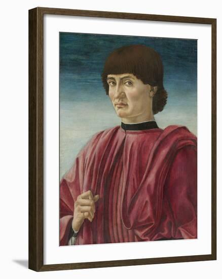 Portrait of a Man, c.1450-Andrea Del Castagno-Framed Giclee Print