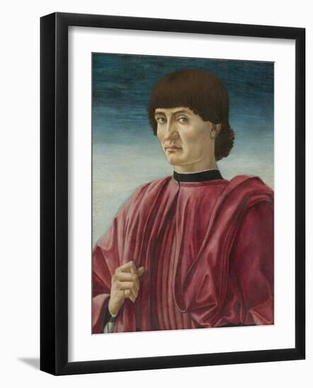 Portrait of a Man, c.1450-Andrea Del Castagno-Framed Giclee Print