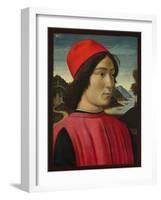 Portrait of a Man, C.1490-Domenico Ghirlandaio-Framed Premium Giclee Print