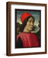 Portrait of a Man, C.1490-Domenico Ghirlandaio-Framed Giclee Print