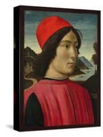 Portrait of a Man, C.1490-Domenico Ghirlandaio-Stretched Canvas