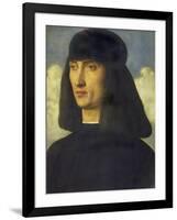 Portrait of a Man, C. 1490-Giovanni Bellini-Framed Giclee Print