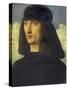 Portrait of a Man, C. 1490-Giovanni Bellini-Stretched Canvas