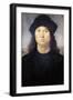 Portrait of a Man, C.1502-04 (Oil on Wood)-Raphael (1483-1520)-Framed Giclee Print