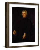 Portrait of a Man, c.1560-Jacopo Robusti Tintoretto-Framed Giclee Print