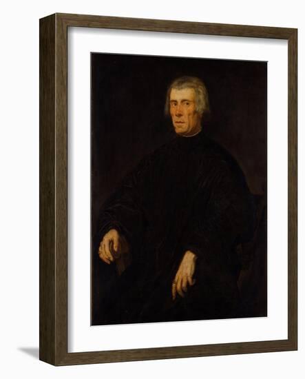 Portrait of a Man, c.1560-Jacopo Robusti Tintoretto-Framed Giclee Print