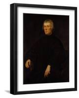 Portrait of a Man, c.1560-Jacopo Robusti Tintoretto-Framed Giclee Print