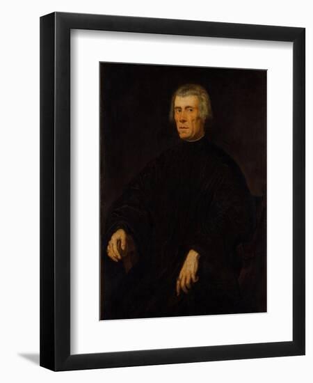 Portrait of a Man, c.1560-Jacopo Robusti Tintoretto-Framed Premium Giclee Print