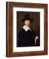 Portrait of a Man, c.1643-45-Frans Hals-Framed Giclee Print