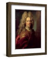 Portrait of a Man, c.1715-Nicolas de Largilliere-Framed Giclee Print