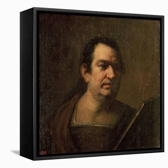 Portrait of a Man, C.17th Century-Luca Giordano-Framed Stretched Canvas
