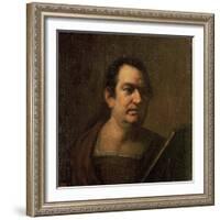 Portrait of a Man, C.17th Century-Luca Giordano-Framed Giclee Print