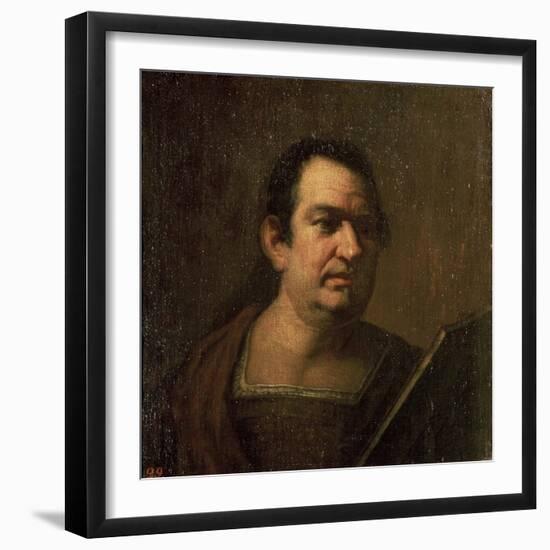 Portrait of a Man, C.17th Century-Luca Giordano-Framed Giclee Print