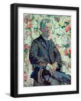 Portrait of a Man, c.1912-14-Harold Gilman-Framed Giclee Print