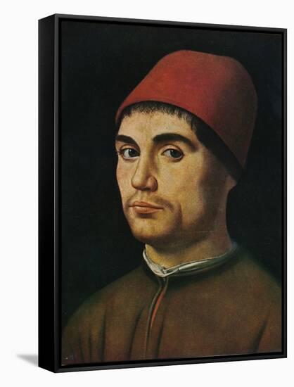 'Portrait of a Man', c1475, (1909)-Antonello da Messina-Framed Stretched Canvas