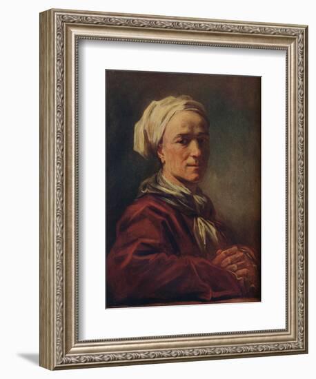 'Portrait of a Man', c18th century-Jean-Honore Fragonard-Framed Giclee Print