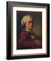 'Portrait of a Man', c18th century-Jean-Honore Fragonard-Framed Giclee Print