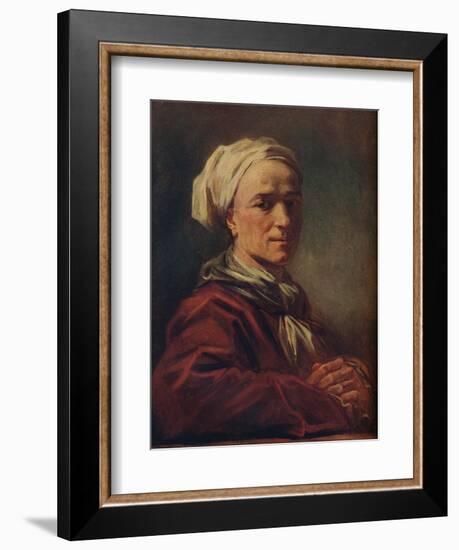 'Portrait of a Man', c18th century-Jean-Honore Fragonard-Framed Giclee Print