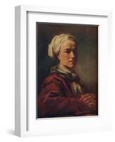 'Portrait of a Man', c18th century-Jean-Honore Fragonard-Framed Giclee Print