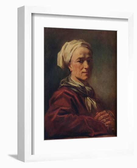 'Portrait of a Man', c18th century-Jean-Honore Fragonard-Framed Giclee Print