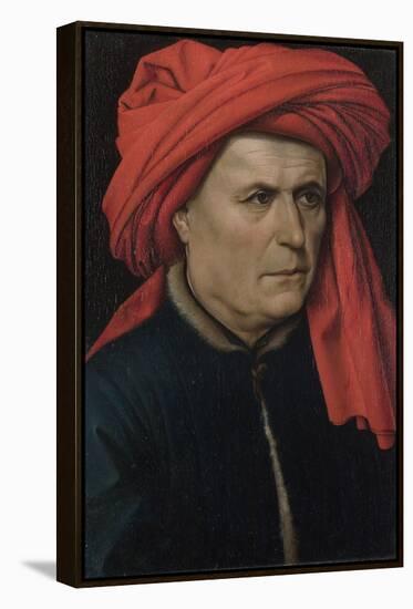 Portrait of a Man, Ca 1435-Robert Campin-Framed Stretched Canvas