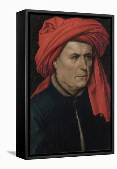 Portrait of a Man, Ca 1435-Robert Campin-Framed Stretched Canvas