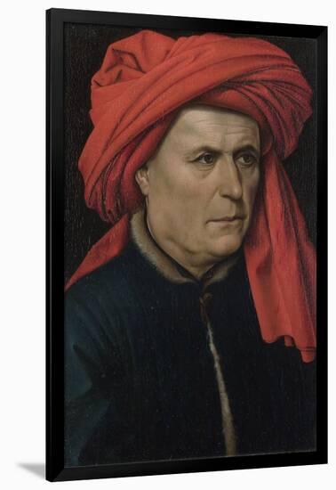 Portrait of a Man, Ca 1435-Robert Campin-Framed Giclee Print