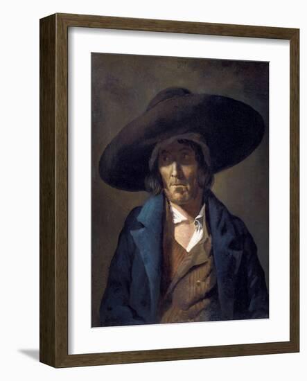 Portrait of a Man Called Le Vendeen-Théodore Géricault-Framed Art Print